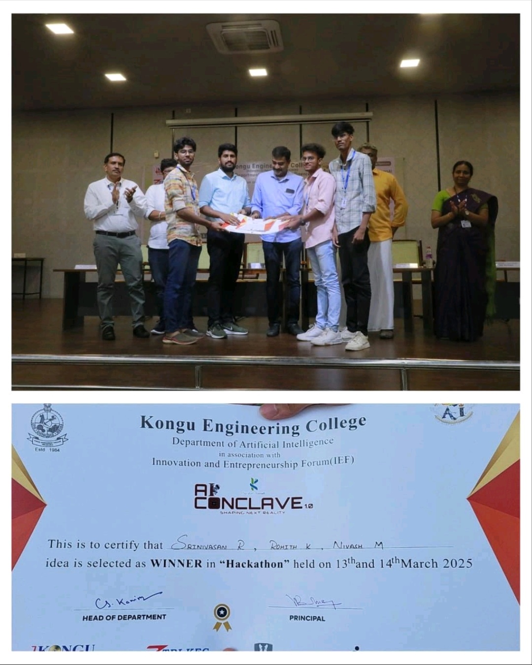 AI Conclave Hackathon — Kongu Engineering College